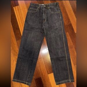 Rich Kids Jeans; Mens Straight Leg; Black Gray; 34x32; 100% Cotton Denim